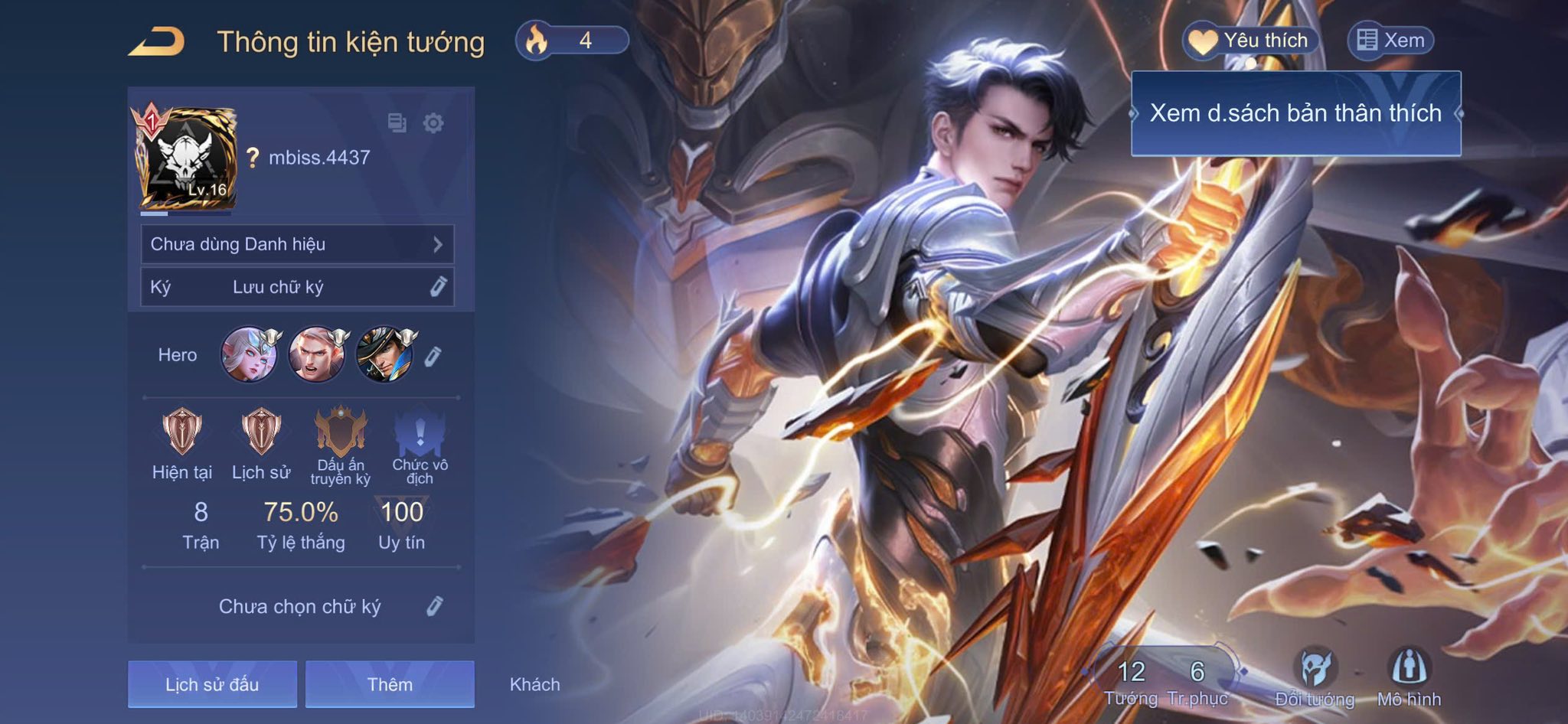 Tài khoản #1249