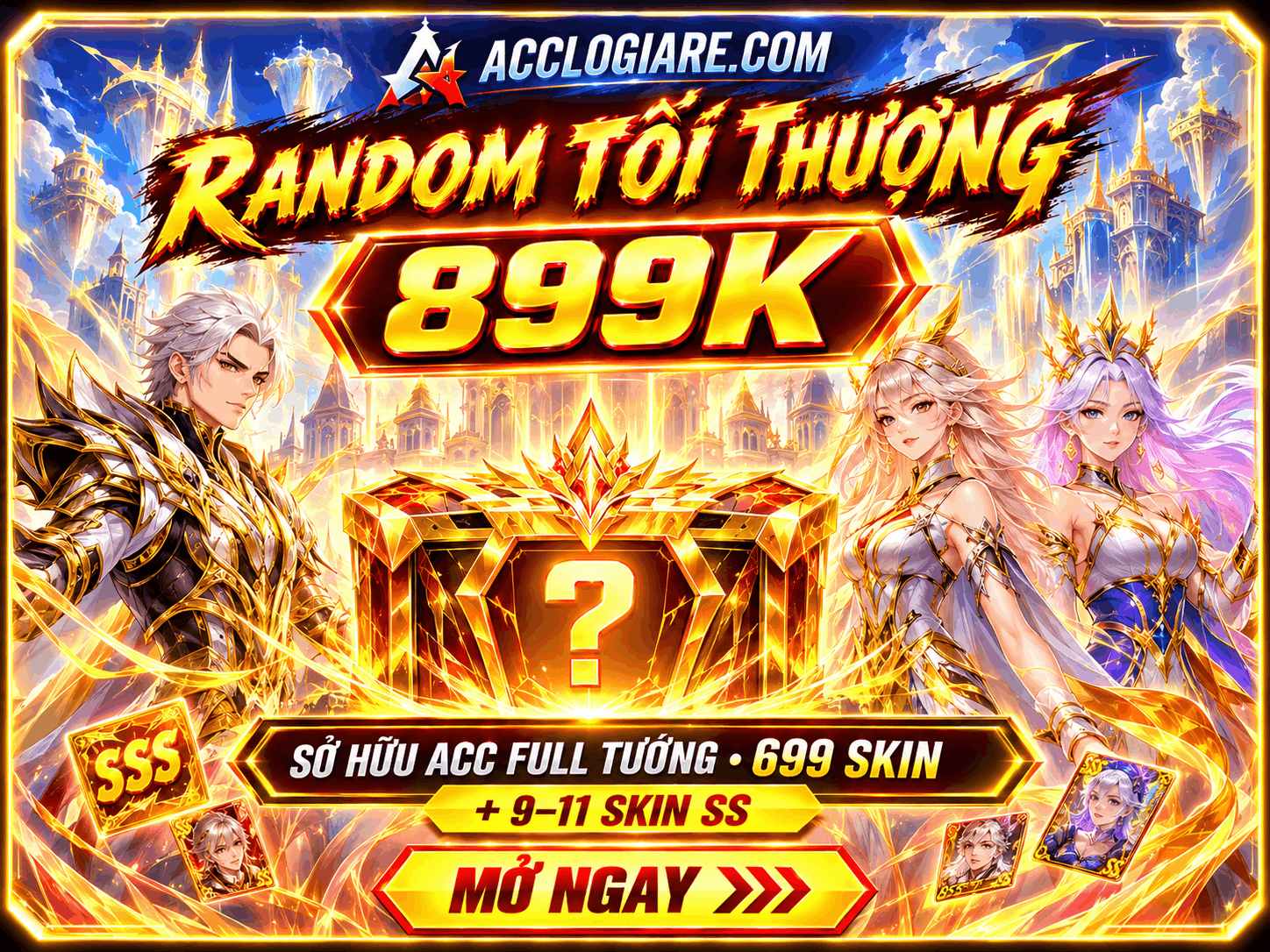 RANDOM 899K THƯỢNG HẠNG SSS