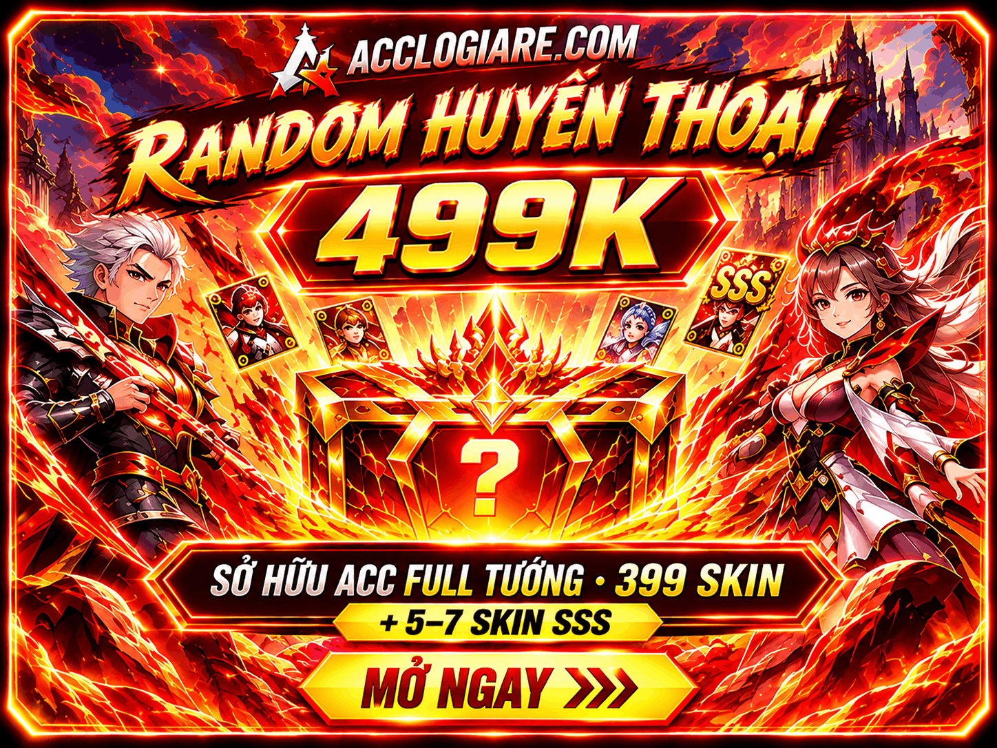 RANDOM ACC SIÊU CẤP 499K